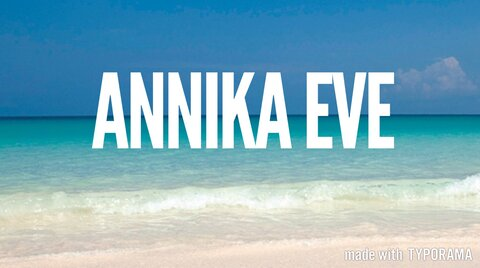 Annika Eve @annikaeve cover picture