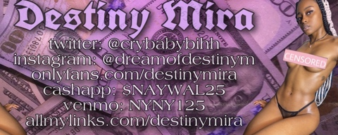 Destiny da Brat🧚🏾‍♀️ NO PPV @destinymira cover picture