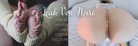 🟢 Leah Von Noire @leahvonnoire cover picture