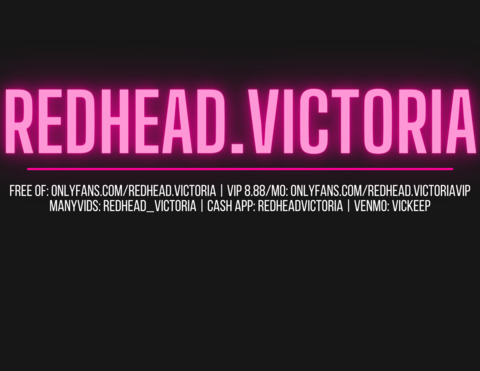 redhead.victoriaVIP @redhead.victoriavip cover picture