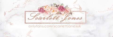 Scarlett Jones @scarlettjonesuk cover picture